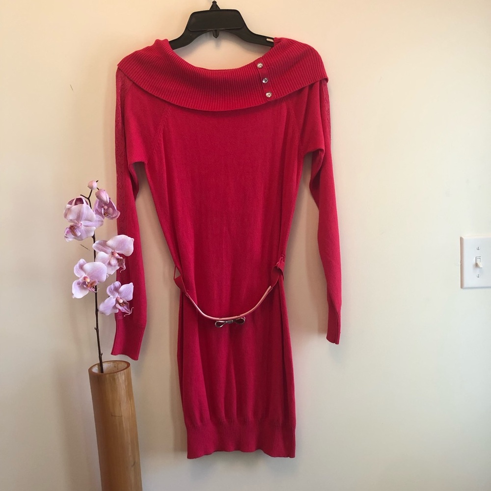 Junior’s Candies  Red Sweater Dress Size Medium